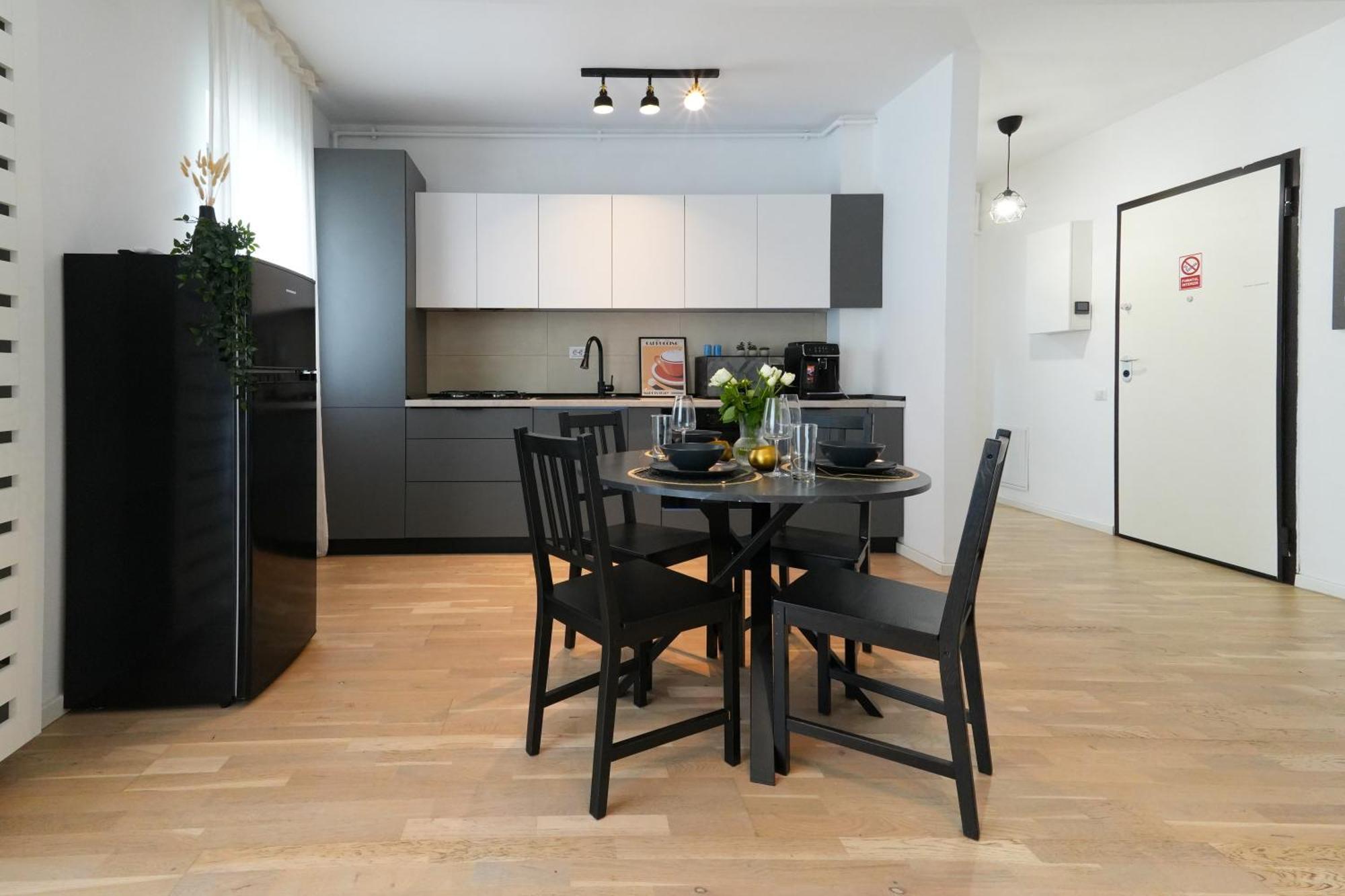 בוקרשט Maria - Modern Apartment With Parking And Workspace מראה חיצוני תמונה