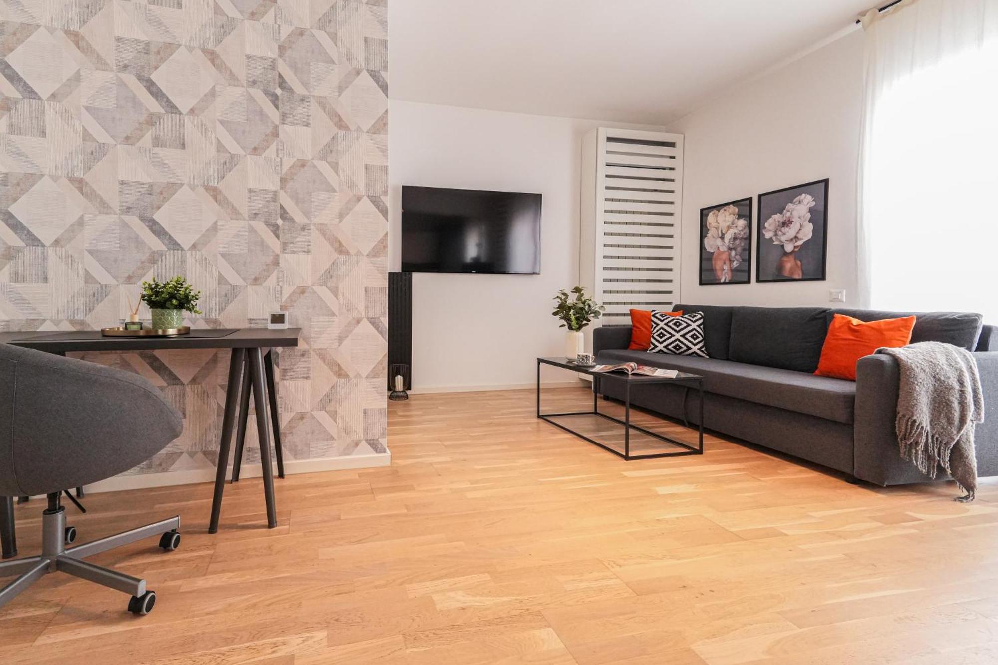 בוקרשט Maria - Modern Apartment With Parking And Workspace מראה חיצוני תמונה